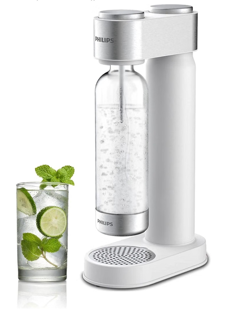 Philips GoZero Sparkling Water Maker & Soda Streaming Machine - White